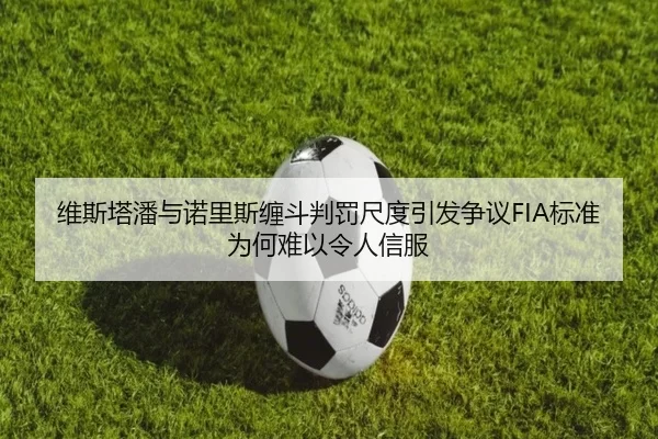 维斯塔潘与诺里斯缠斗判罚尺度引发争议FIA标准为何难以令人信服